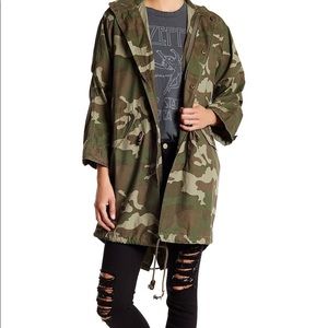 Ashley Mason Oversized Camo Parka